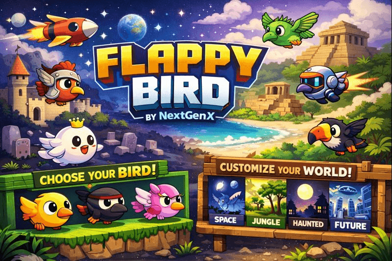 A custom implementation of the classic Flappy Bird game.